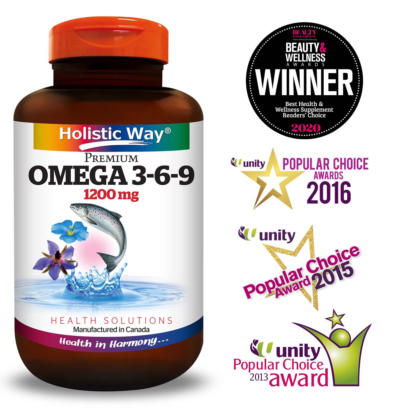 Holistic Way Omega 3-6-9 1200mg (100 Softgels) Review & Price 2020 |  Insider Mall Singapore