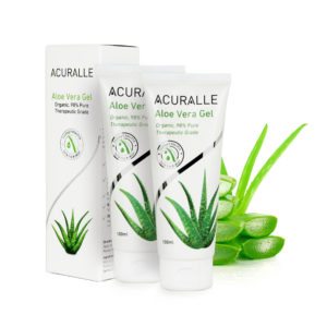 Acuralle Pure Organic and Natural Aloe Vera Gel Twin Pack