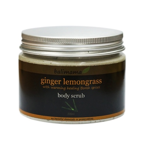 Bali Mama Ginger Lemongrass Boreh Antibacterial Body Scrub