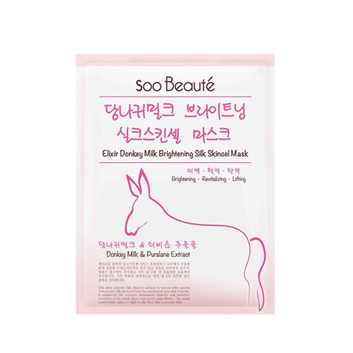 Soo Beaute – Elixir Donkey Milk Brightening Silk Skincel Mask