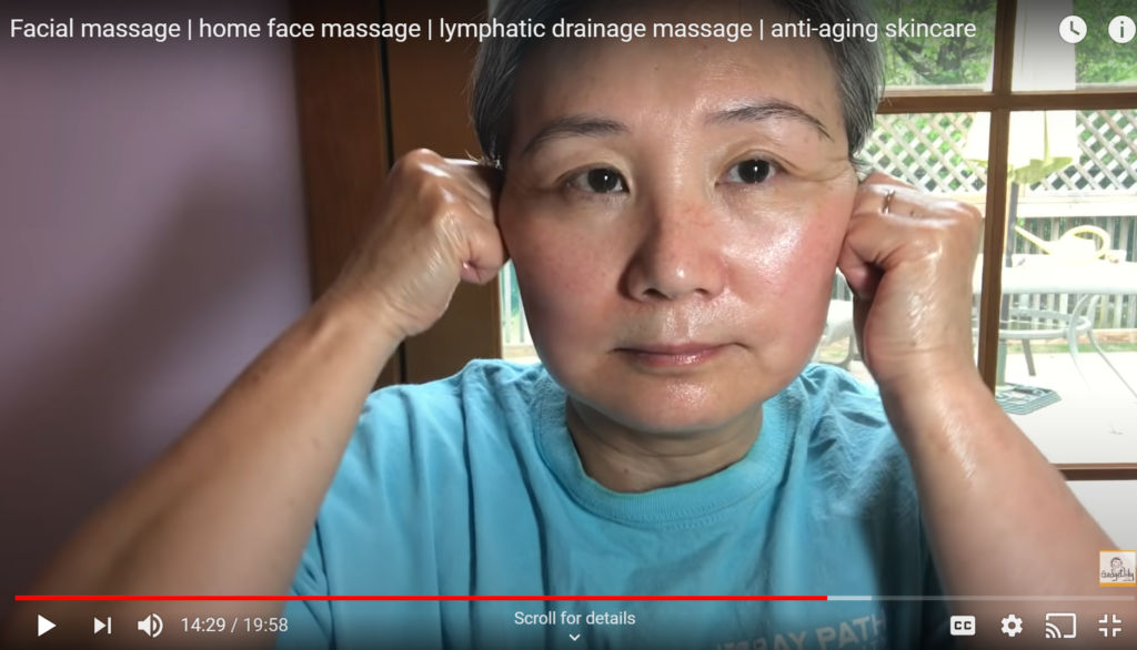 lymphatic drainage tips diy face massage 