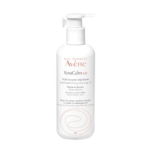 Eau Thermale Avene XeraCalm AD Cleansing Oil is a gentle oil cleanser that can help cleanse your face without causing any reactions. 